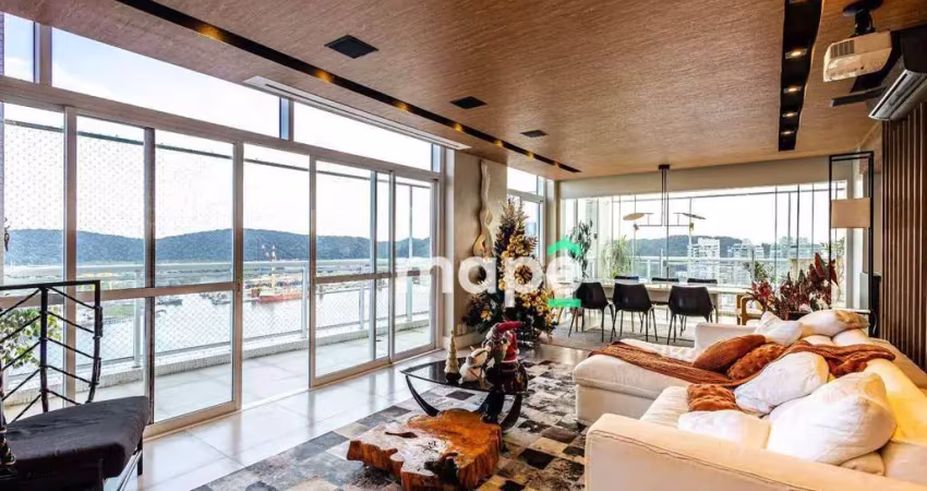 Cobertura à venda, 370 m² por R$ 6.900.000,00 - Ponta da Praia - Santos/SP