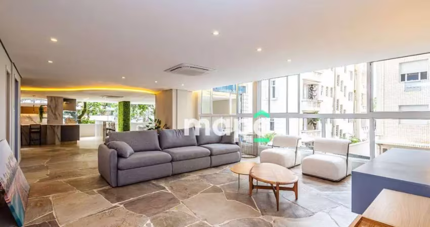 Apartamento com 3 dormitórios à venda, 267 m² por r$ 2.950.000,00 - gonzaga - santos/sp