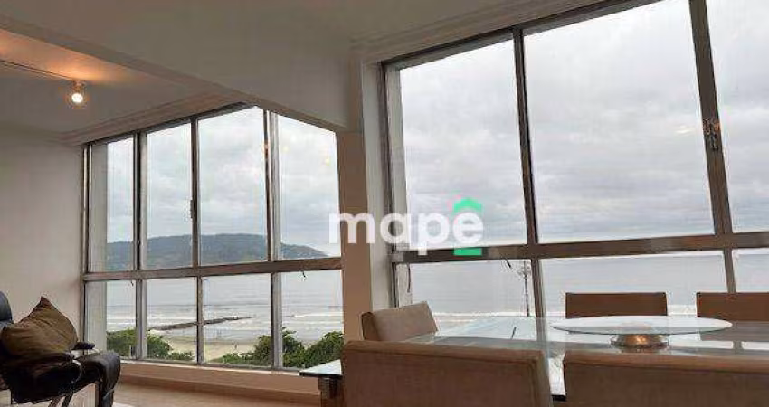 Apartamento com 4 dormitórios para alugar, 240 m² por R$ 9.500,00/mês - Boqueirão - Santos/SP