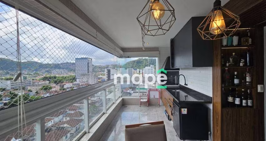 Apartamento com 2 dormitórios à venda, 94 m² por R$ 1.065.000,00 - Vila Belmiro - Santos/SP