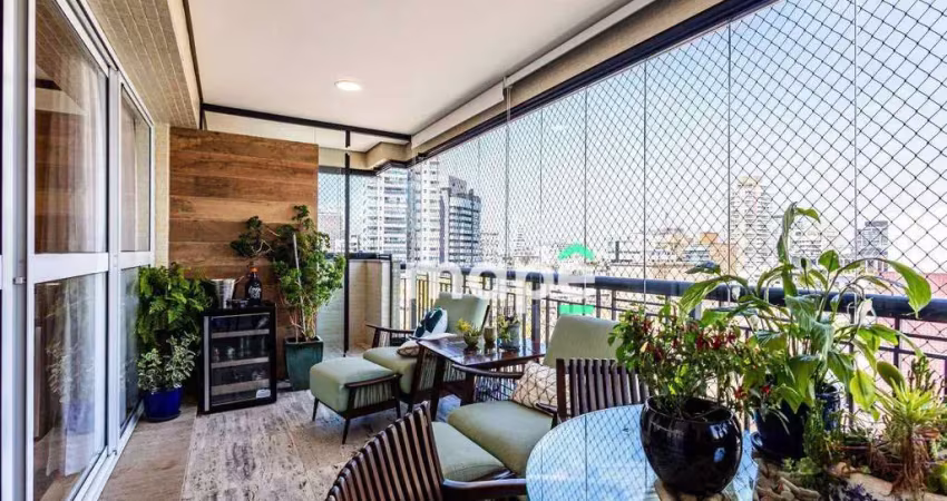 Apartamento com 3 suítes à venda, 234 m² por r$ 3.900.000 - boqueirão - santos/sp