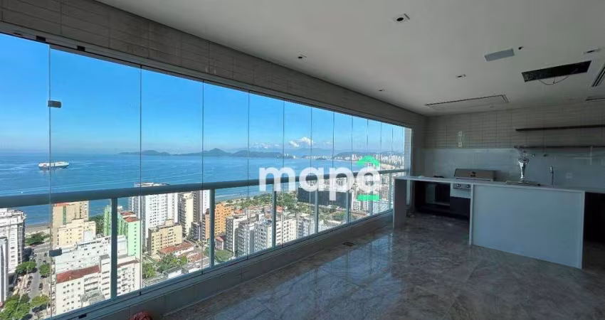 Apartamento com 4 dormitórios à venda, 308 m² por R$ 10.000.000,00 - Aparecida - Santos/SP