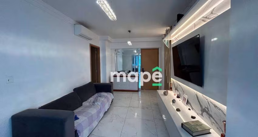 Apartamento com 3 dormitórios à venda, 81 m² por R$ 1.117.000,00 - Boqueirão - Santos/SP