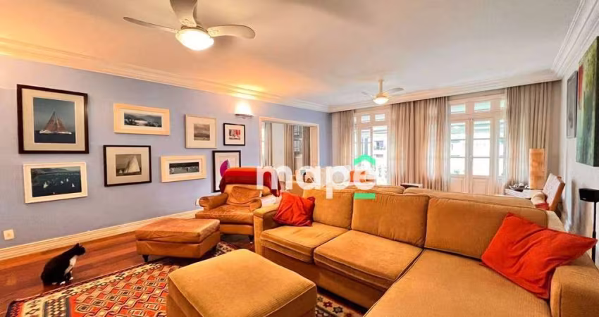 Apartamento com 4 dormitórios, 301 m² - venda por R$ 2.130.000,00 ou aluguel por R$ 14.870,00/mês - Boqueirão - Santos/SP