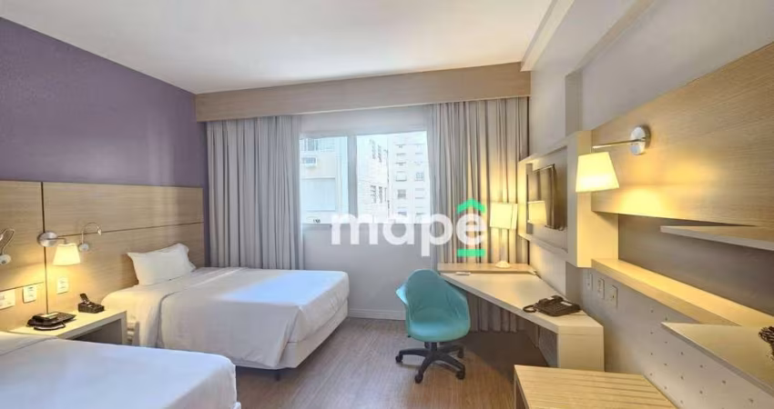 Studio com 1 dormitório à venda, 25 m² por R$ 380.000,00 - Pompéia - Santos/SP