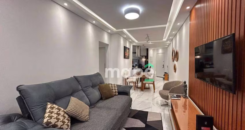 Apartamento com 3 dormitórios à venda, 94 m² por R$ 910.000,00 - Aparecida - Santos/SP