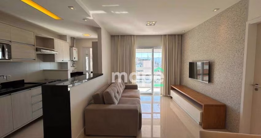 Apartamento com 1 dormitório para alugar, 57 m² por R$ 6.500,00/ano - Gonzaga - Santos/SP