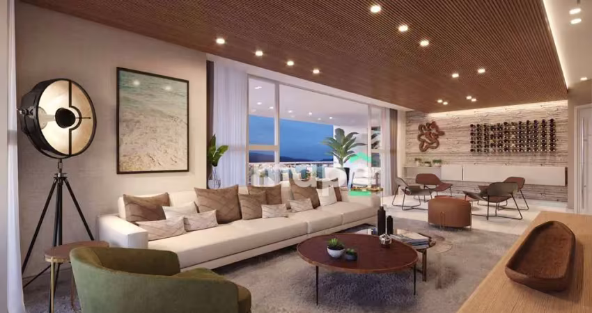 Apartamento com 3 dormitórios à venda, 227 m² por r$ 4.500.000,00 - ponta da praia - santos/sp