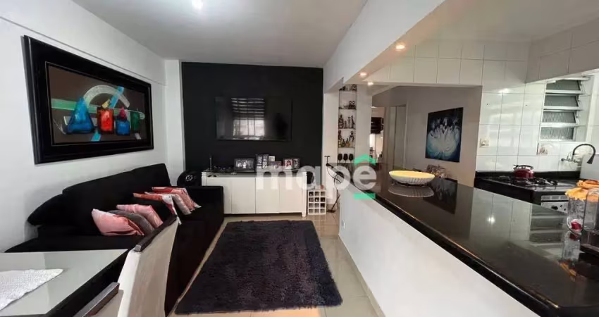 Apartamento com 2 dormitórios à venda, 67 m² por r$ 640.000,00 - embaré - santos/sp