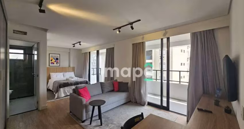 Apartamento com 1 dormitório para alugar, 57 m² por r$ 6.000,00/mês - ponta da praia - santos/sp