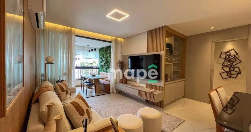 Apartamento com 2 dormitórios à venda, 105 m² por r$ 1.390.000,00 - ponta da praia - santos/sp