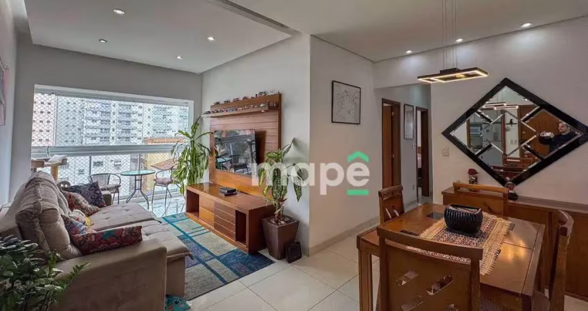 Apartamento à venda, 100 m² por r$ 1.260.000,00 - boqueirão - santos/sp