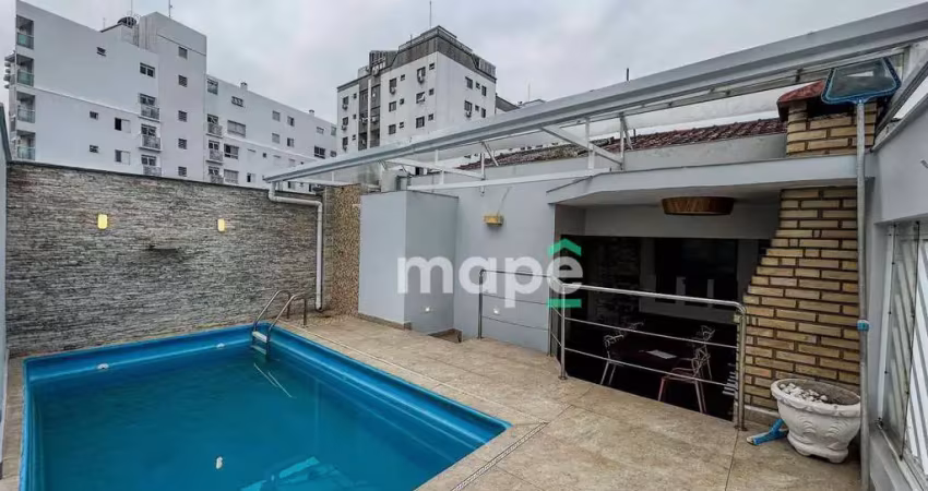 Casa com 3 dormitórios à venda, 283 m² por r$ 1.650.000,00 - marapé - santos/sp