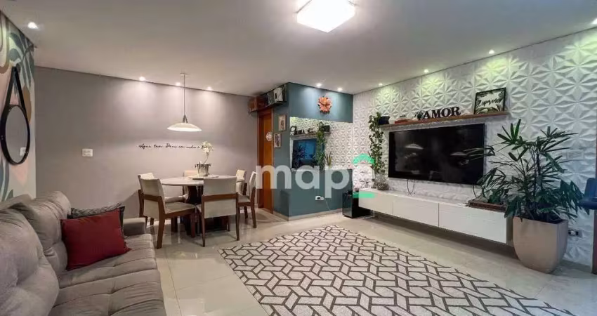 Casa com 3 dormitórios à venda, 165 m² por r$ 1.350.000,00 - marapé - santos/sp
