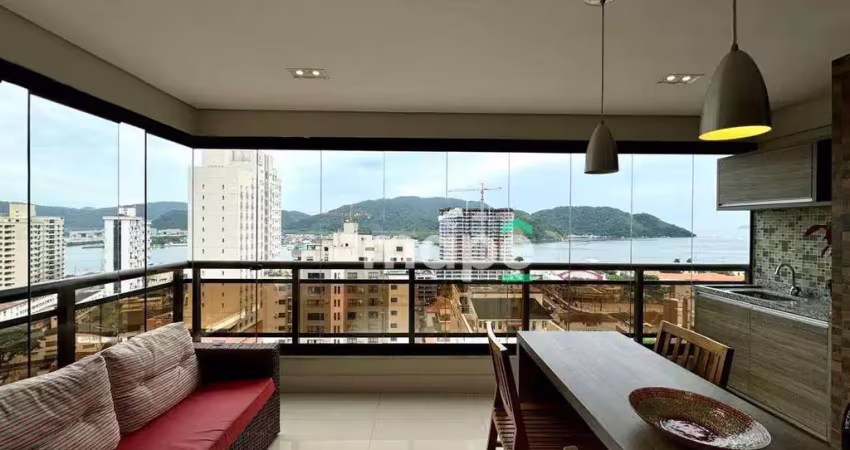 Apartamento com 2 dormitórios, 111 m² - venda por r$ 1.650.000,00 ou aluguel por r$ 10.000,00/mês - ponta da praia - santos/sp