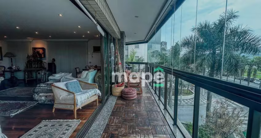 Apartamento com 4 dormitórios à venda, 290 m² por r$ 3.200.000,00 - aparecida - santos/sp
