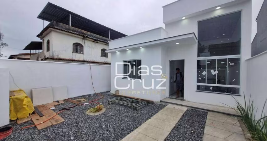 Casa linear no Serramar em Rio das Ostras com 2 quartos