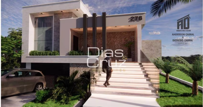 Casa de Alto Padrão com 5 quartos à venda, 270 m² por R$ 1.400.000 - Extensão do Bosque - Rio das Ostras/RJ
