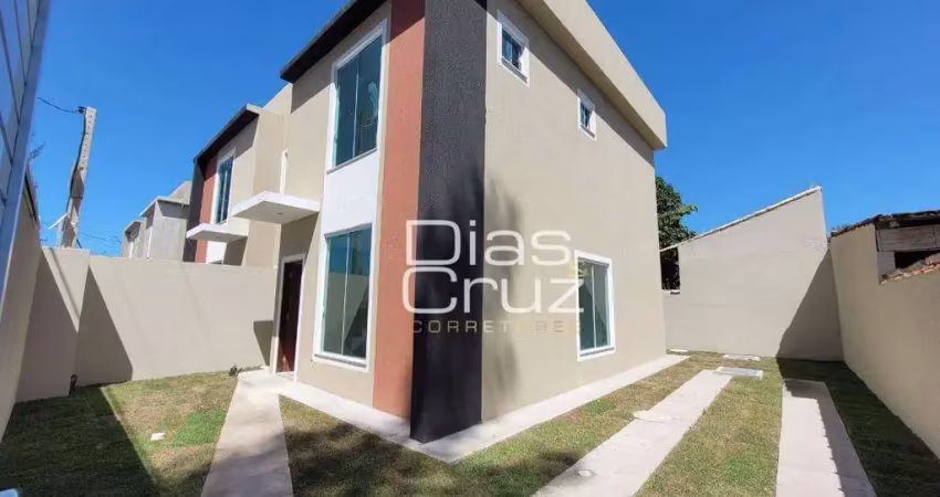 Casa com 3 quartos, sendo 2 suítes à venda, 98 m² por r$ 430.000 - praia mar - rio das ostras/rj