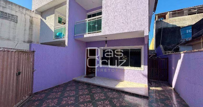 Casa com 3 quartos à venda, 100 m² por r$ 330.000 - cidade praiana - rio das ostras/rj