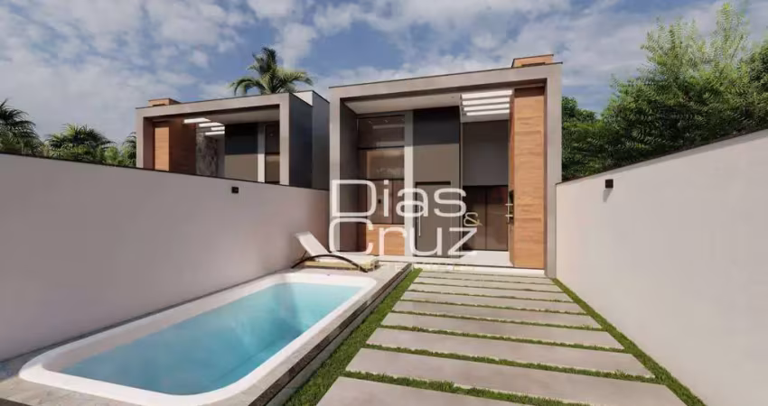Casa de alto padrão com 3 quartos à venda, 80 m² por r$ 700.000 - recreio - rio das ostras/rj