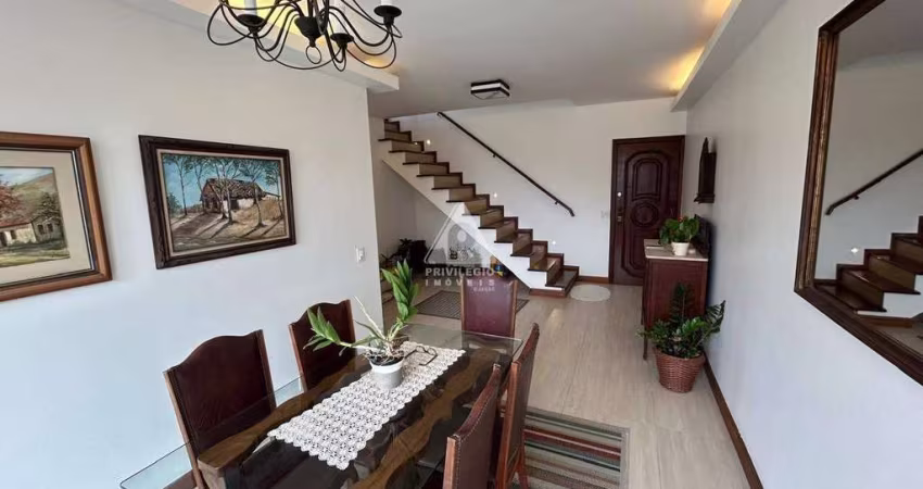 Apartamento duplex de 3 quartos e infraestrutura total na Tijuca