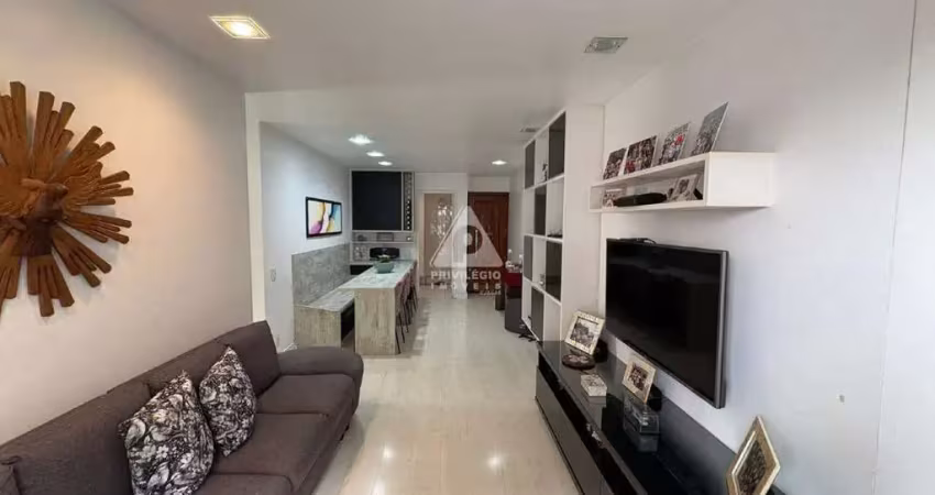 Apartamento à venda, 2 quartos, 1 suite, 87m², 1 vaga, 270m do metro, tijuca - rj