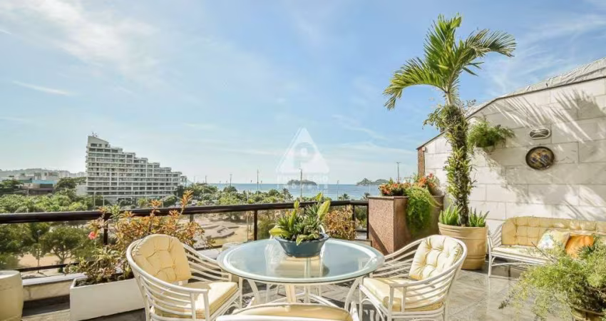 Cobertura duplex 326 mts Jardim Oceânico 4 suítes master hidromassagem closet vista livre praia Barra da Tijuca