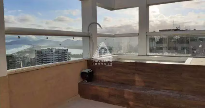 Cobertura à venda, 3 quartos, 2 suítes, 3 vagas, barra da tijuca - rio de janeiro/rj
