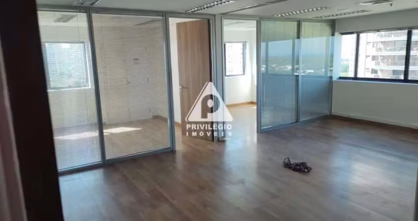 Barra tower: sala comercial 'porteira fechada' c/ 4 ar cond. e vista excepcional!