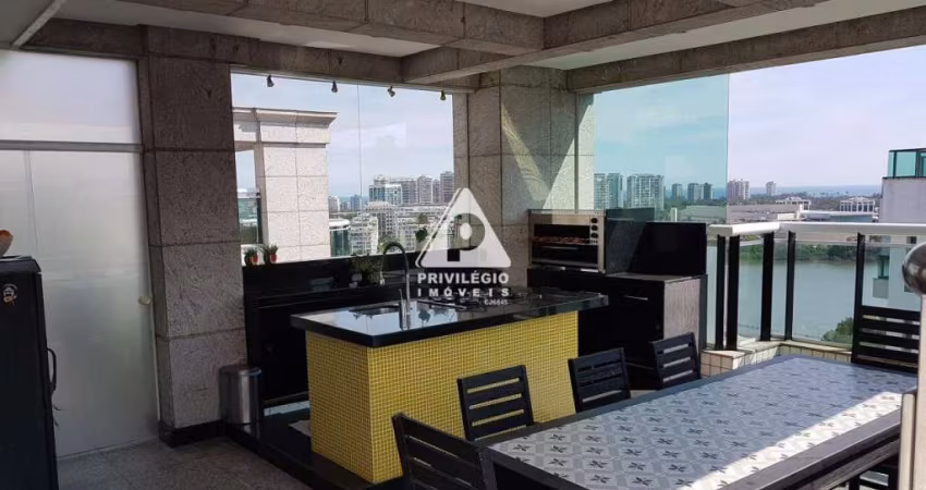 Cobertura 4 quartos com 3 suítes (1 Hidro) sala 2 ambientes 264 mts Península Aquarela, Vista Mar e Montanha, oportunidade!