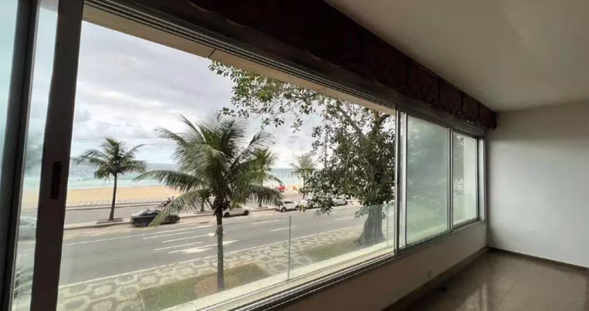 Apartamento com vista mar, tipo garden, sala ampla, 4 quartos, suíte, 290 m², 2 vagas de garagem, na delfim moreira, leblon.