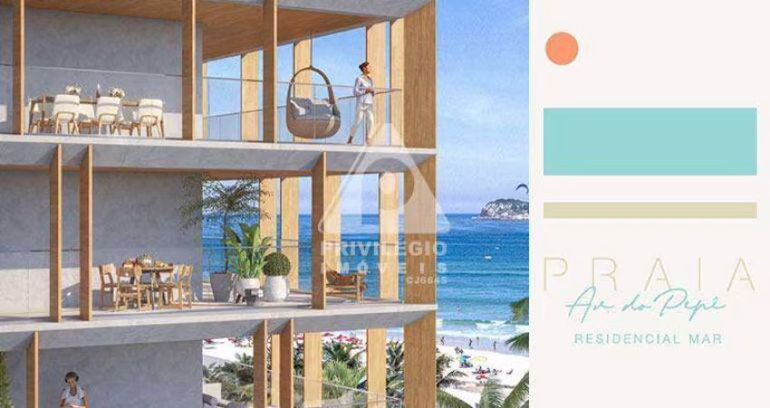 Lançamento Praia Residencial Mar, na Praia do Pepe, apartamentos gardens, tipo e coberturas lineares.