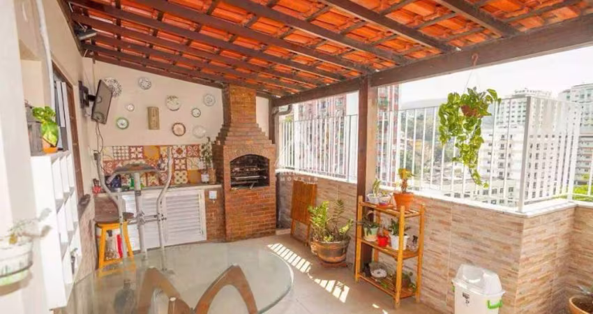 Cobertura 4 quartos, sol da manhã, 174m² - Pechincha