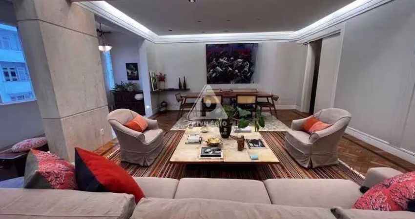 4 quartos convertido para 3 e pronto para morar na quadra da praia de copacabana