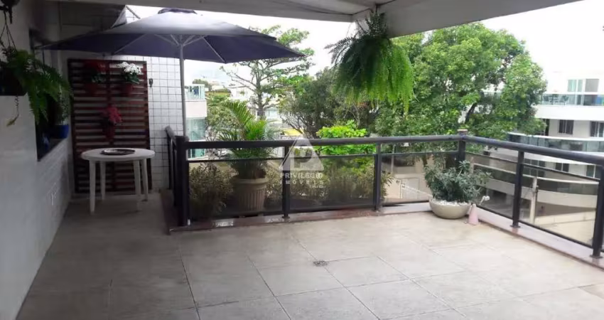 Excelente cobertura lâmina - recreio dos bandeirantes - 250m² - 3 quartos - 3 suites