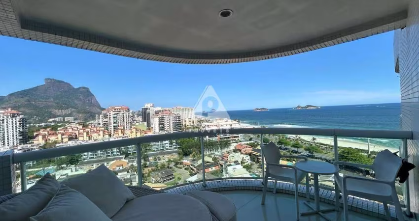 Wyndham RIO = Antigo Sheraton = Melhor ponto da Lúcio Costa Barra da Tijuca = Apartamento vista mar mobiliado.