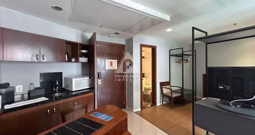 Flat à venda, 01 quarto, 01 vaga, vista mar, wyndham, fora do pool, barra da tijuca - rio de janeiro/rj