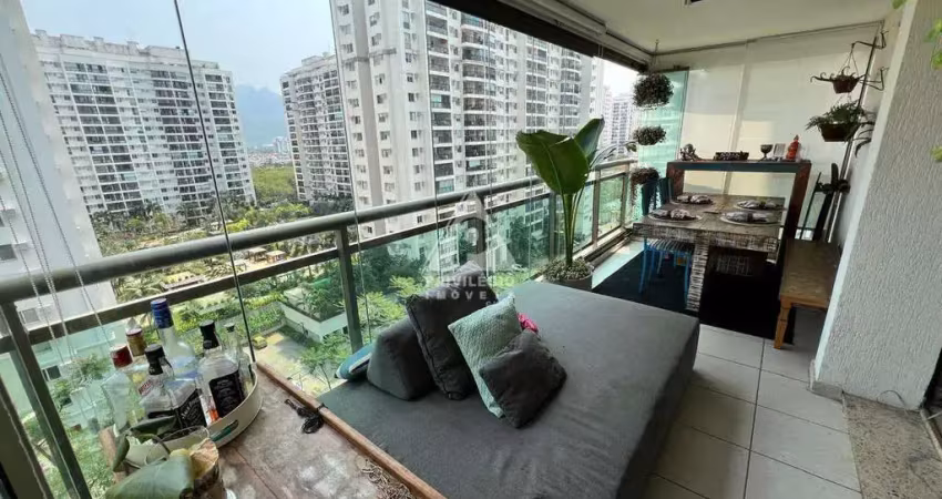 Apartamento à venda, 2 quartos, 1 suíte, 1 vaga, barra olímpica - rio de janeiro/rj