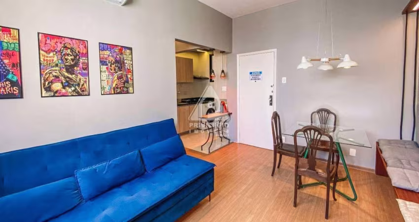 Quarto e sala no posto 6 de Copacabana