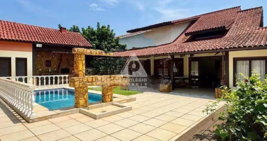Casa no condomínio santa mônica, 6 suítes, 9 vagas - barra da tijuca, rio de janeiro/rj