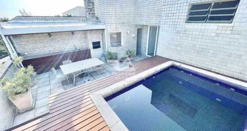 Cobertura Duplex de Luxo a 100m da Praia – 421m²