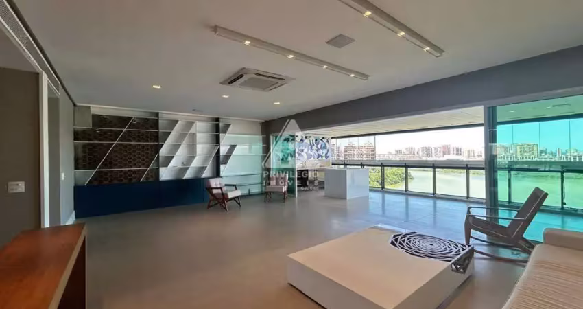 Apartamento à venda, 05 quartos, 04 suítes, 03 vagas, royal green, península, barra da tijuca - rio de janeiro/rj