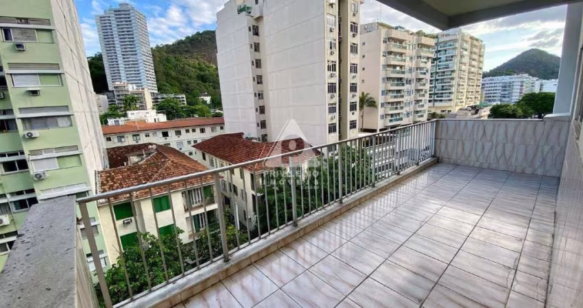 Excelente apartamento com 2 quartos, varanda e vaga a venda em Botafogo!