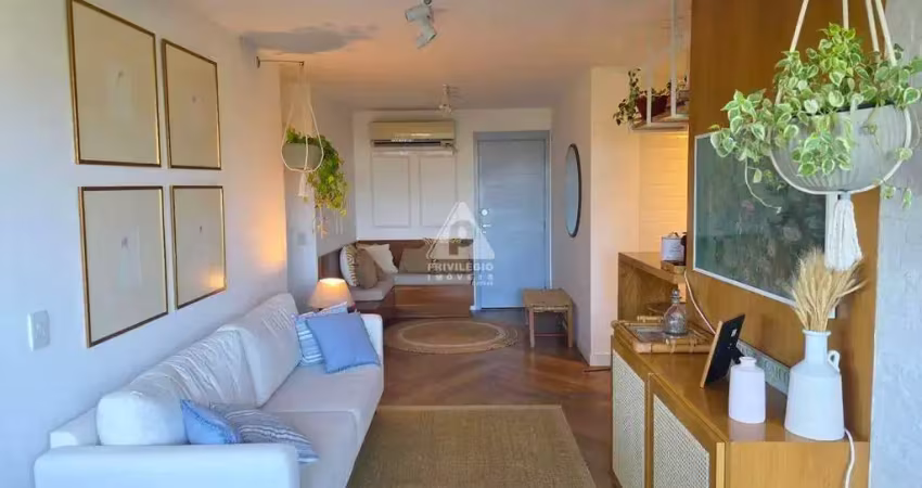 Apartamento à venda, 02 quartos, 02 suítes, 01 vaga, vista para a pedra da gávea, barra da tijuca - rio de janeiro/rj