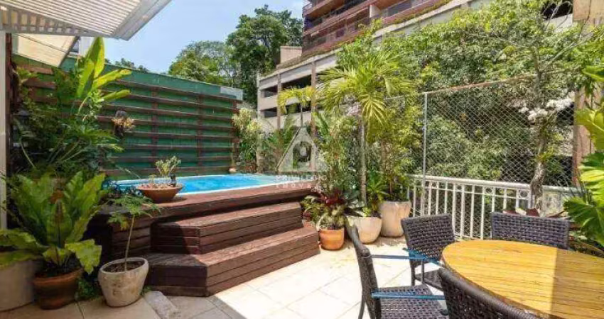 Excelente cobertura 5 quartos no leblon