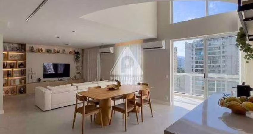 Apartamento Duplex, na Peninsula - Barra da Tijuca RJ com 2 Quartos, sendo 1 Suíte, 2 vagas - Península, Barra da Tijuca