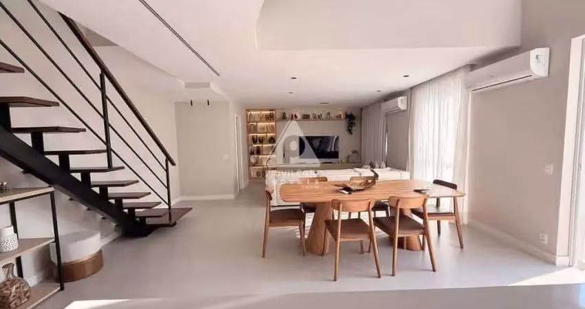 Apartamento duplex, na peninsula - barra da tijuca rj com 2 quartos, sendo 1 suíte, 2 vagas - península, barra da tijuca