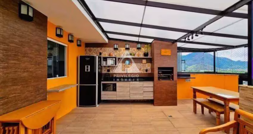 Cobertura duplex de 3 quartos com lazer privativo e piscina - recreio