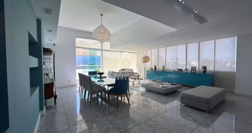 Cobertura duplex à venda, 03 suítes, 05 vagas, royal green península, barra da tijuca - rio de janeiro/rj